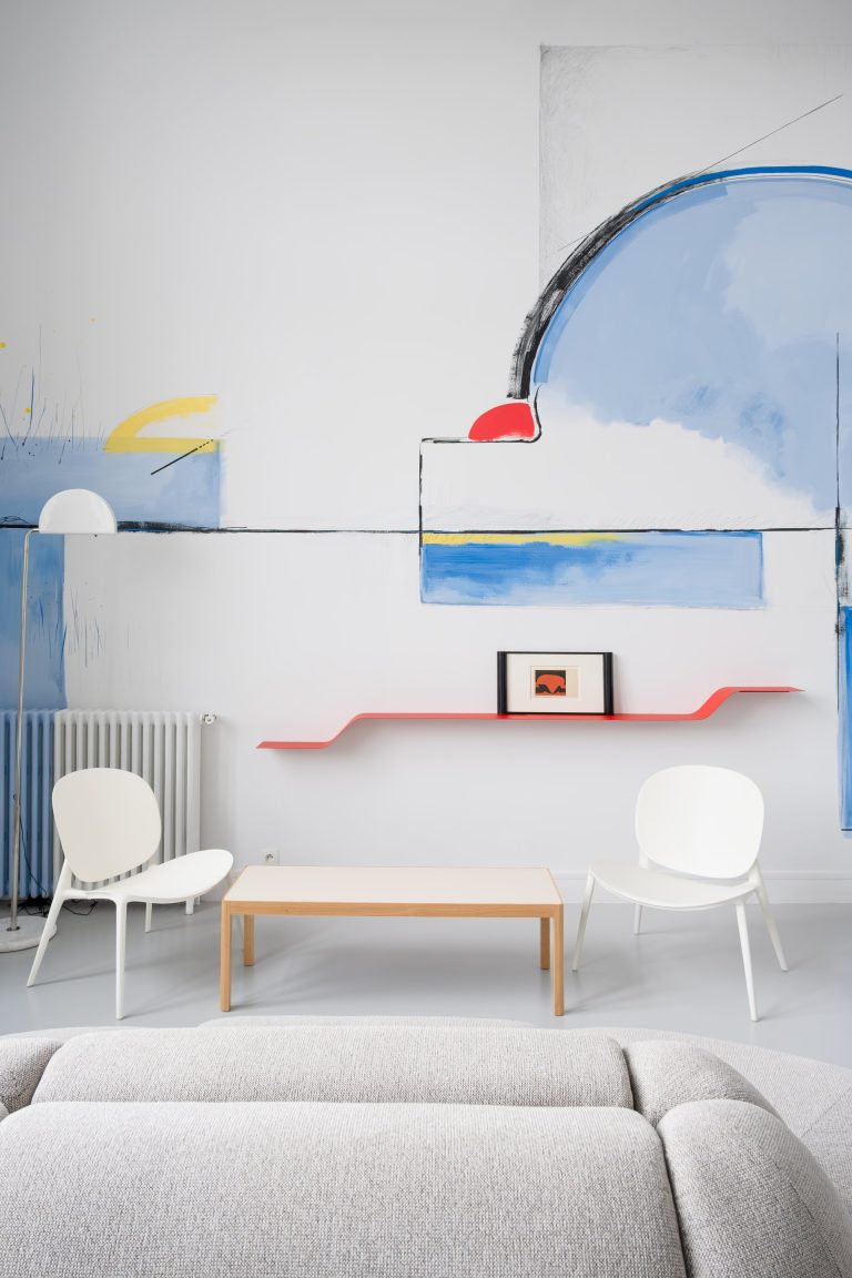 mural-galerie—fresque-lignes-abstraites-symetrie