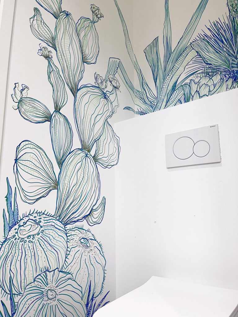 mural-galerie—particuliers-syracuse-vegetal-cactus-figue-de-barbarie-graphique-bleu-vert